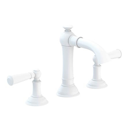 Newport Brass Widespread Lavatory Faucet in Matte White 2410-52
